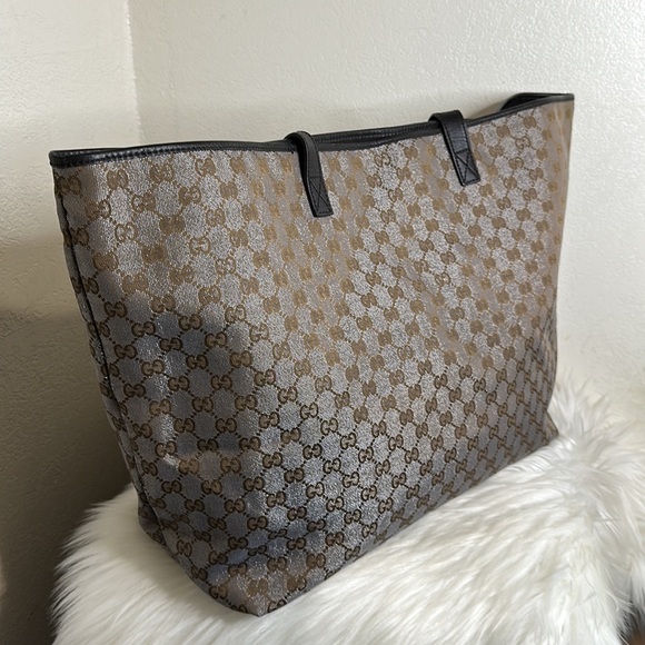 💯Authentic Gucci Large Tote Canvas🍀 - Picture 7 of 17